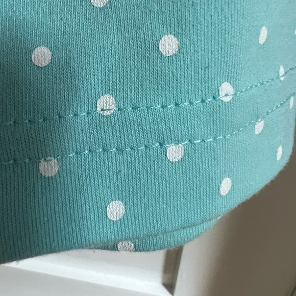 Appleseeds 3/4 Sleeve Polka Dot Top  PL - Picture 5 of 9